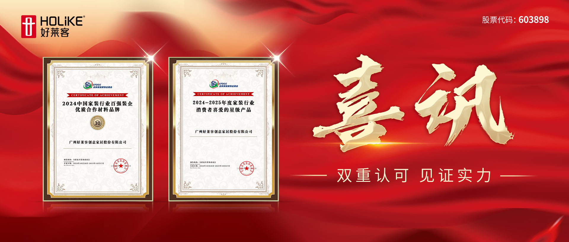荣誉加冕 实力领跑 | 凯发一触即发一举斩获两大重磅奖项
